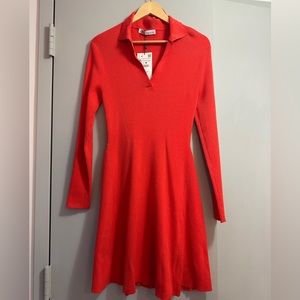 NWT! Zara skater ribbed sweater dress